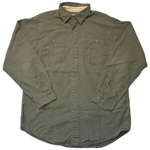 Carhartt Men's Casual Olive‎ Button Down Shirt